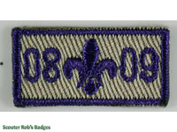 Click to enlarge 2008-09 Year Bar